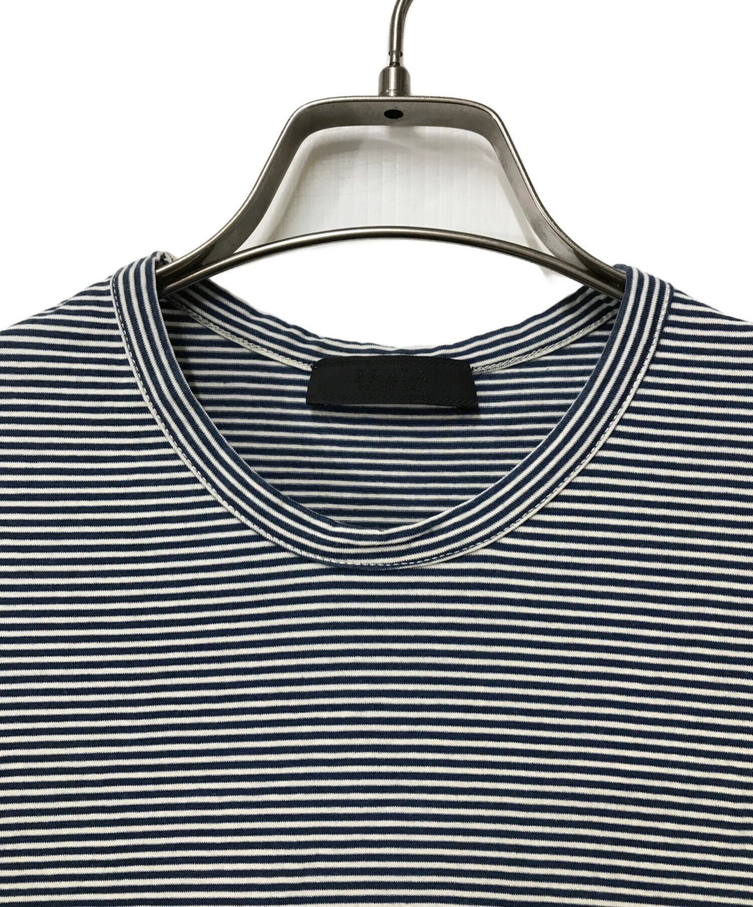 中古・古着通販】PRADA (プラダ) ボーダーTシャツ PRADA プラダ UJM691