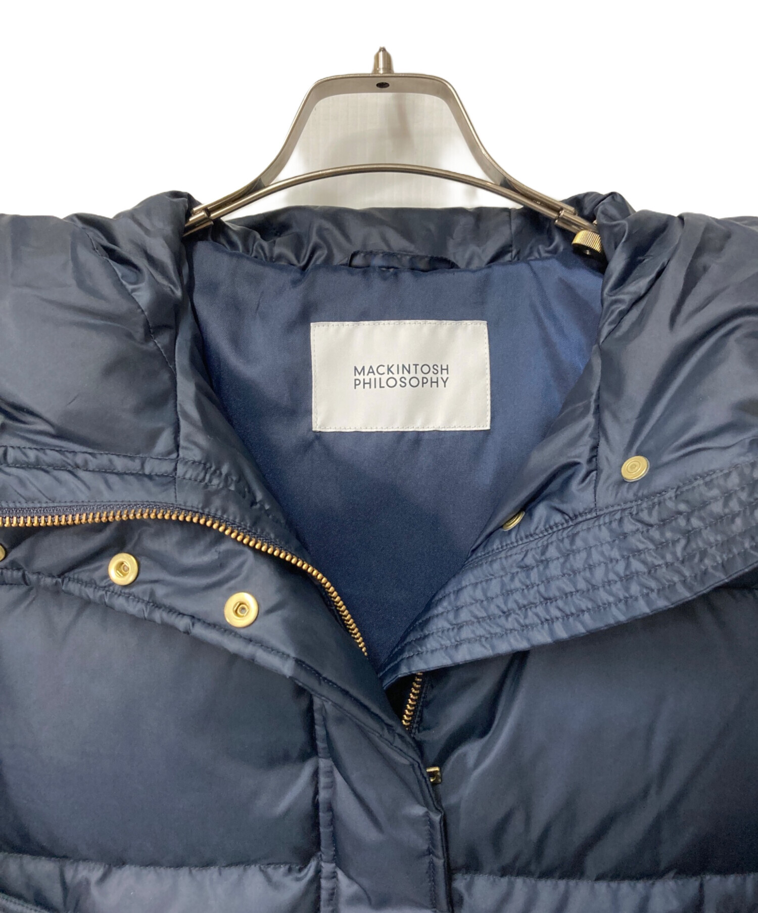 【美品】マッキントッシュフィロソフィー フーデッドダウンジャケット ショート丈 マッキントッシュ フィロソフィー MACKINTOSH PHILOSOPHY 【WEB&