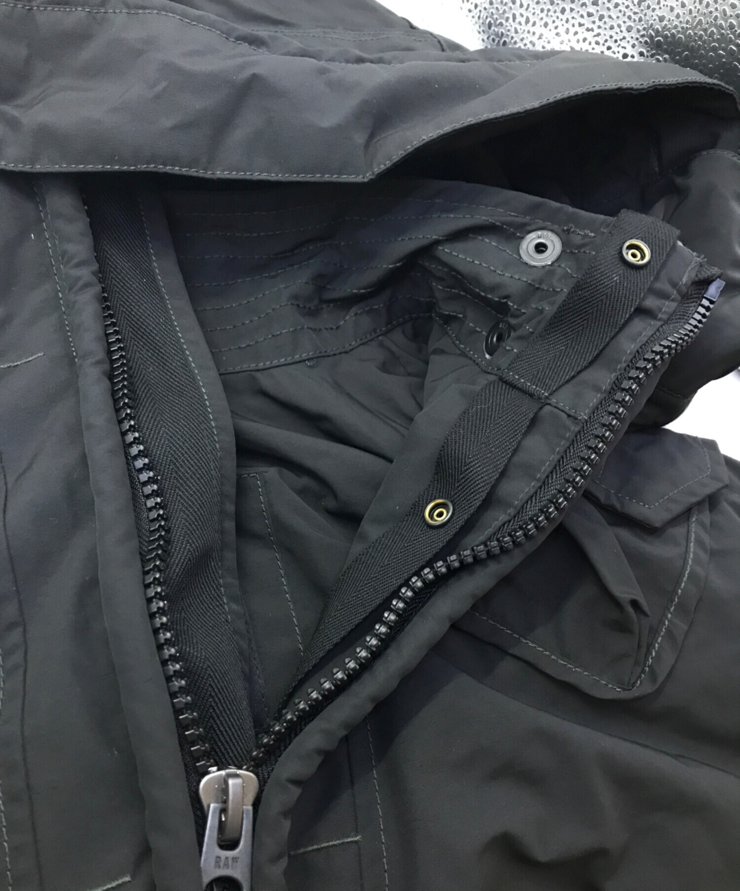 G-STAR RAW ジースターロゥ D18780-A281-6484 ﾌﾞﾗｯｸ E JACKET ﾐﾘﾀﾘｰ