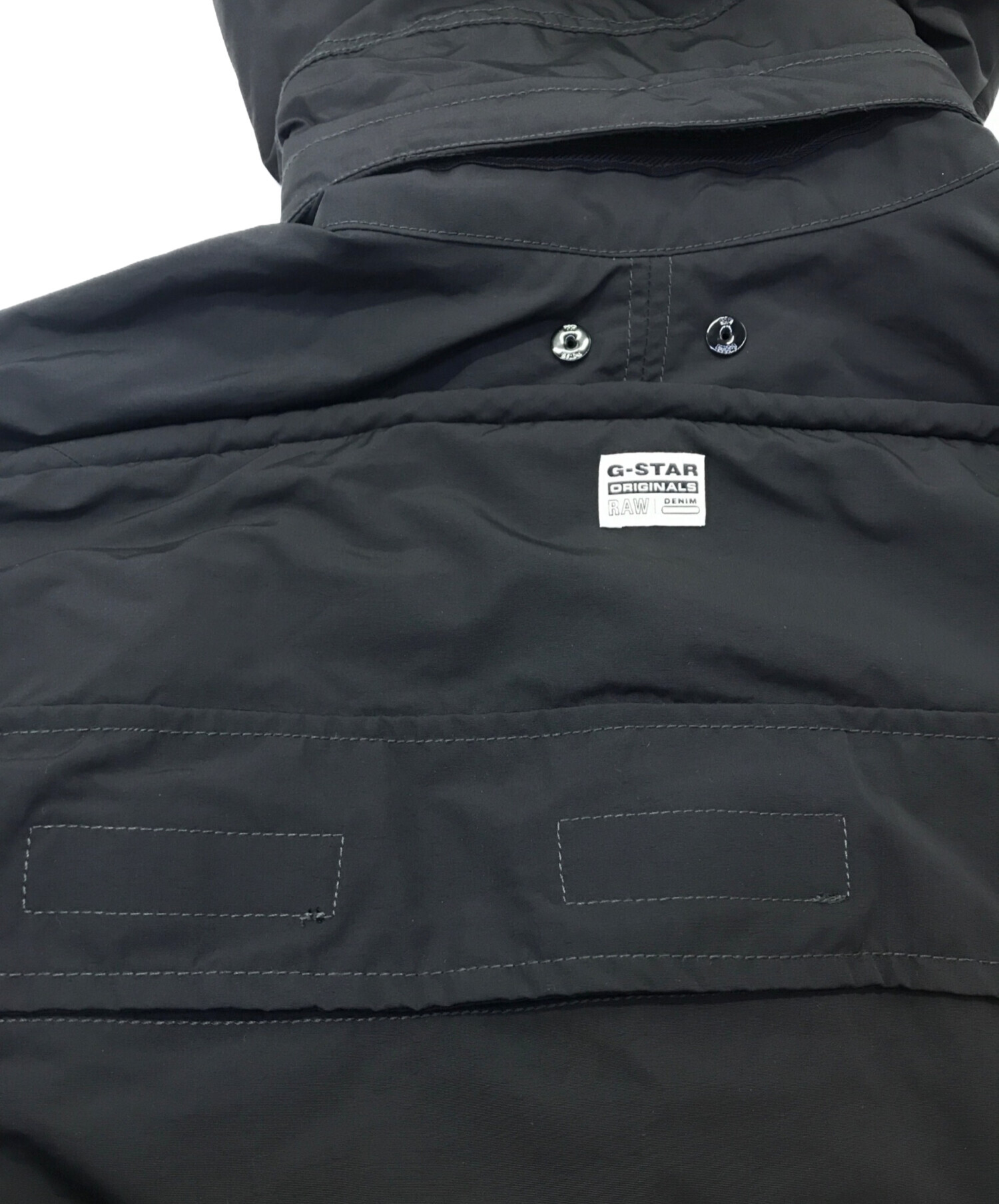 G-STAR RAW ジースターロゥ D18780-A281-6484 ﾌﾞﾗｯｸ E JACKET ﾐﾘﾀﾘｰ