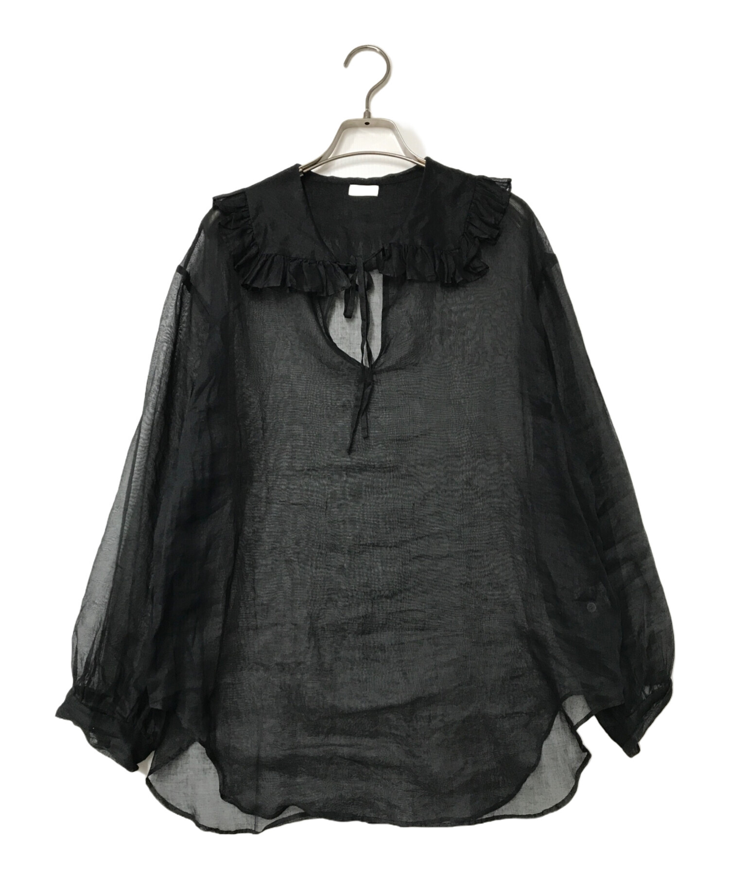 中古・古着通販】heriter (エリテ) organdy frill collar blouse