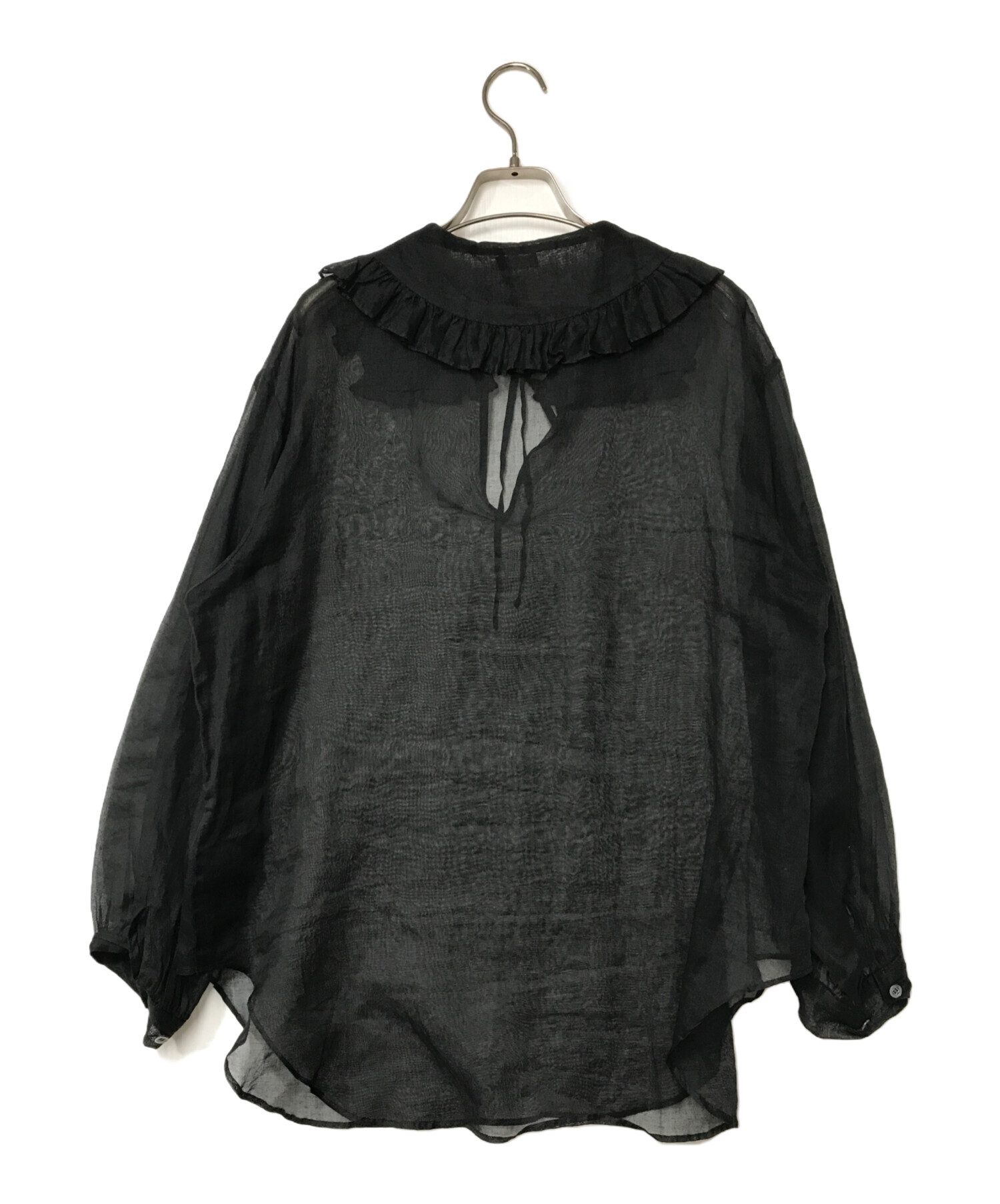 中古・古着通販】heriter (エリテ) organdy frill collar blouse 