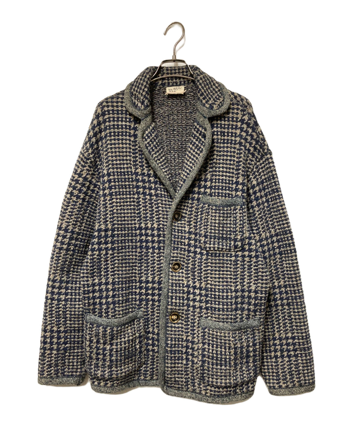 現行✨45R アルル杢杢ニット908チロリアン ニットジャケット ベージュ XL 45R アルル杢杢ニット908チロリアン ニットジャケット ベージュ