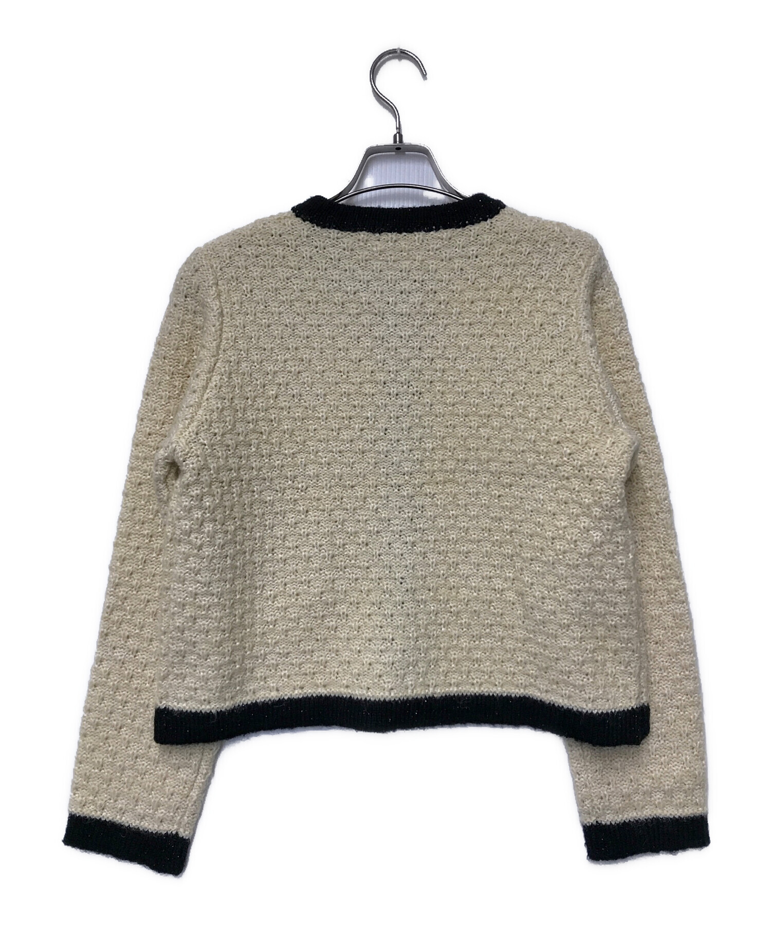 アルアバイル ブークレージャガードニットジャケット アイボリー ルル