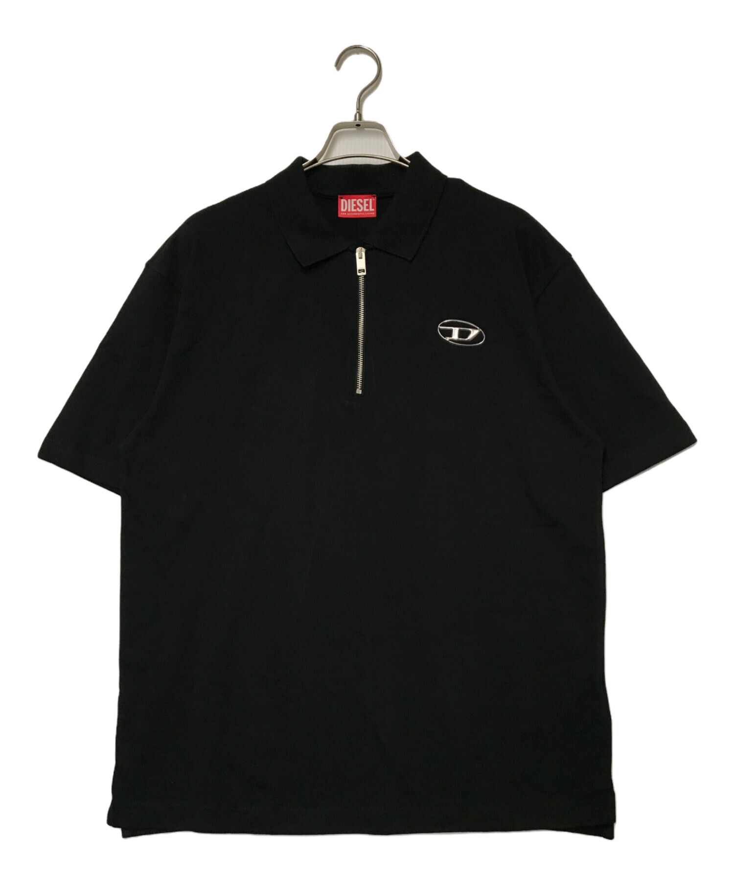 中古・古着通販】DIESEL (ディーゼル) T-VOR-ODDロゴジップポロシャツ 