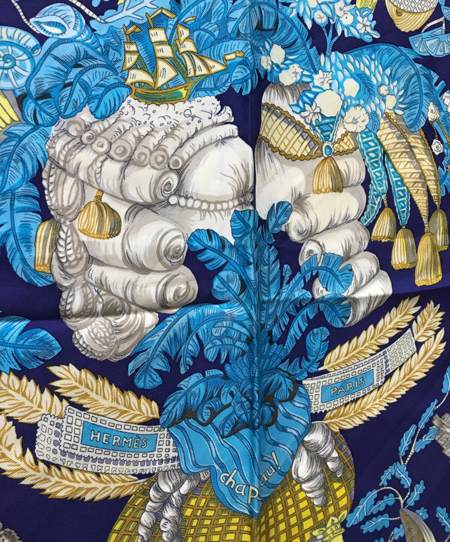 中古・古着通販】HERMES (エルメス) カレ90 HERMES エルメス chapeau