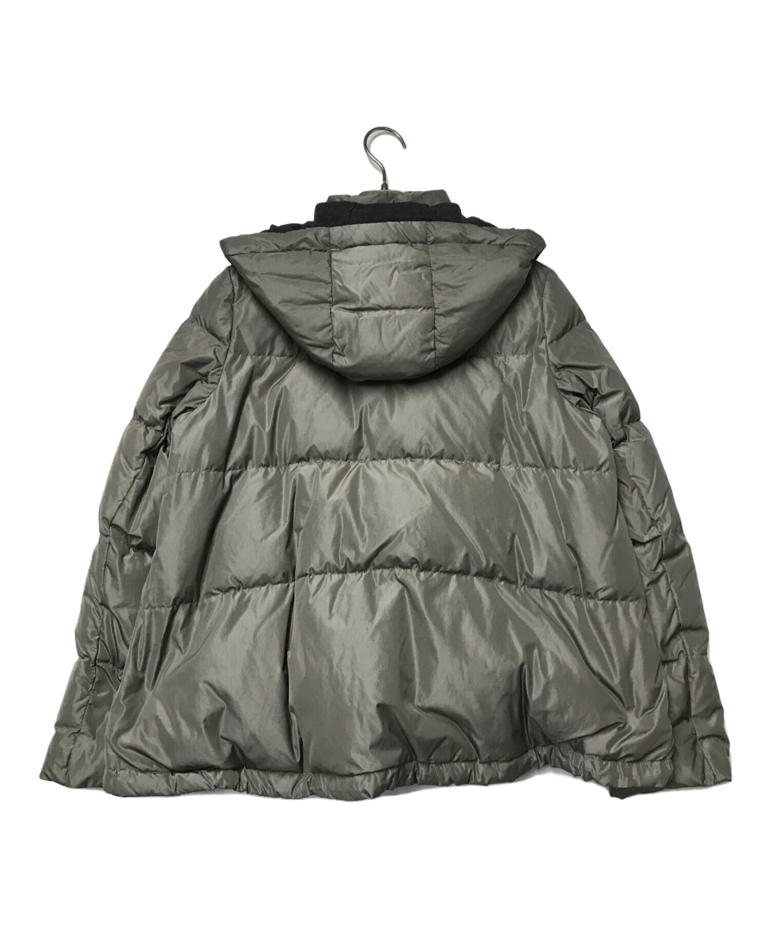 Blanc Vert ロングダウン blanc vert ライトグレー キルティング