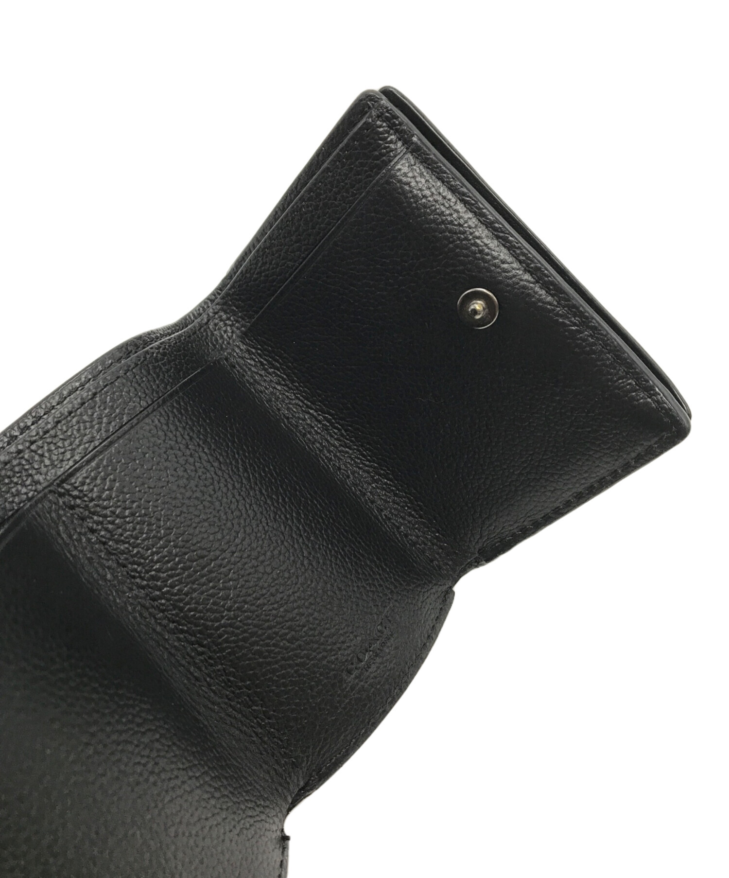 中古・古着通販】COACH (コーチ) 3つ折り財布 COACH/コーチ ブラック 