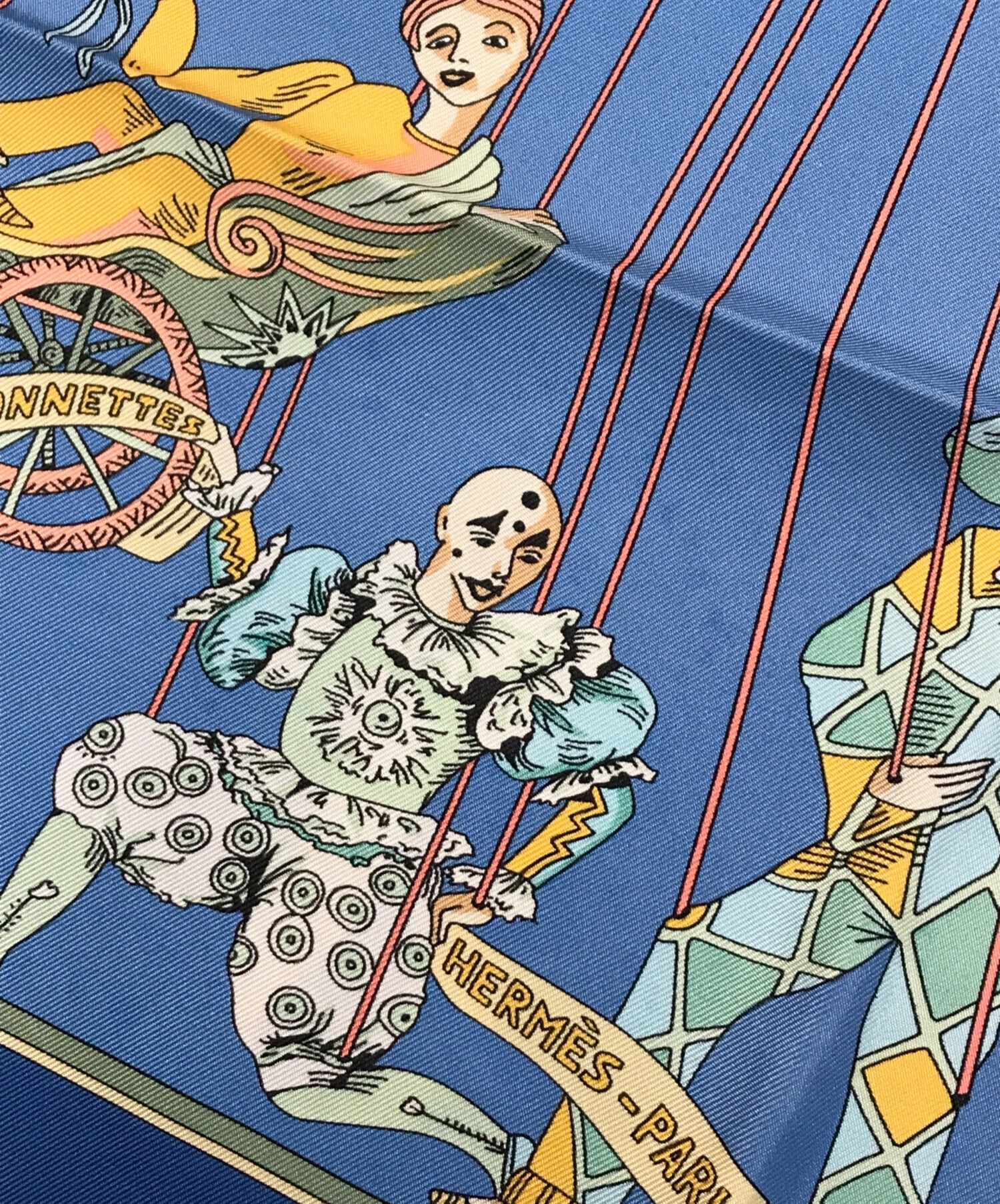 中古・古着通販】HERMES (エルメス) カレ90 マリオネットの時間/le  