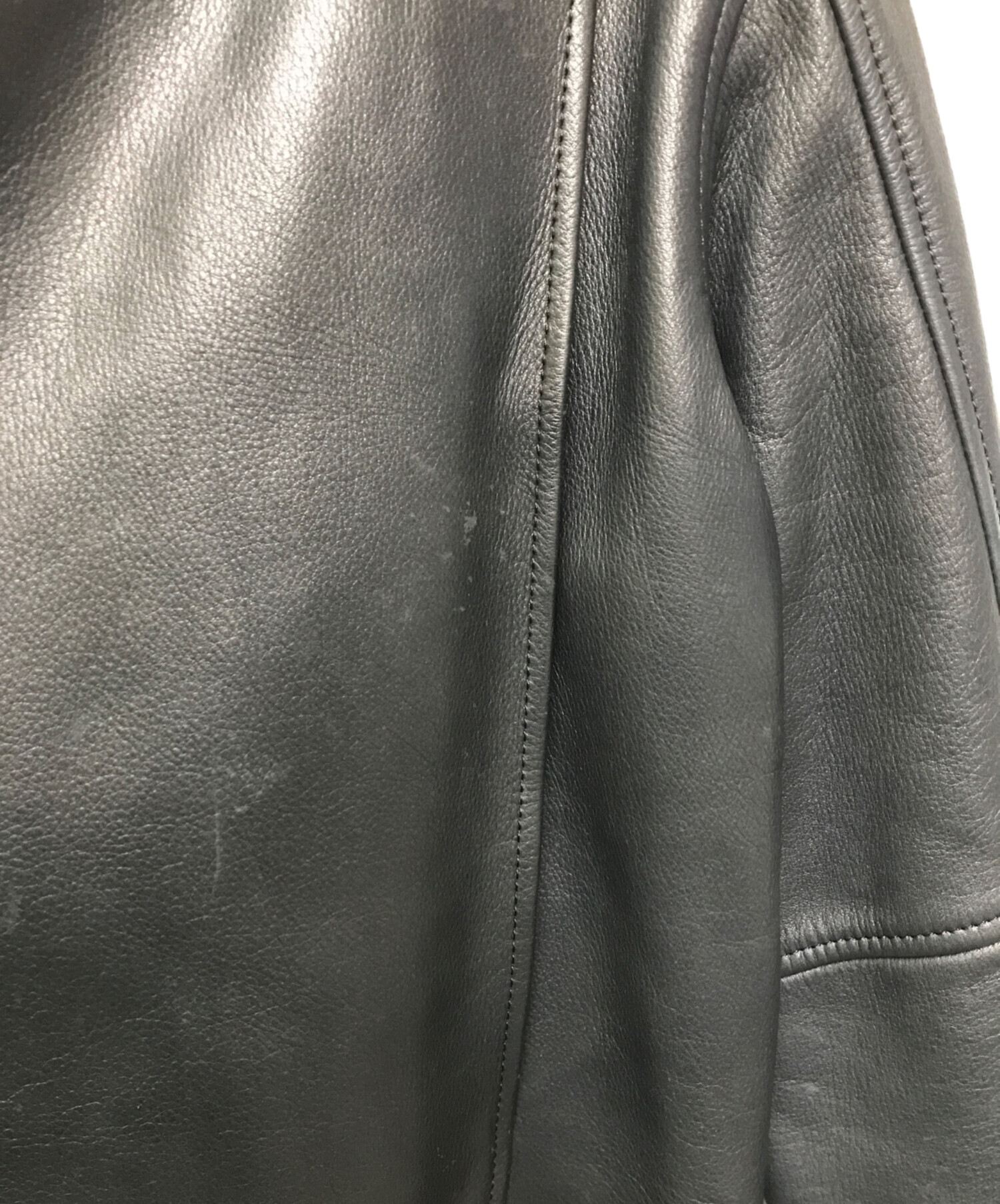 中古・古着通販】Y'2 LEATHER (ワイツーレザー) カウレザージャケット