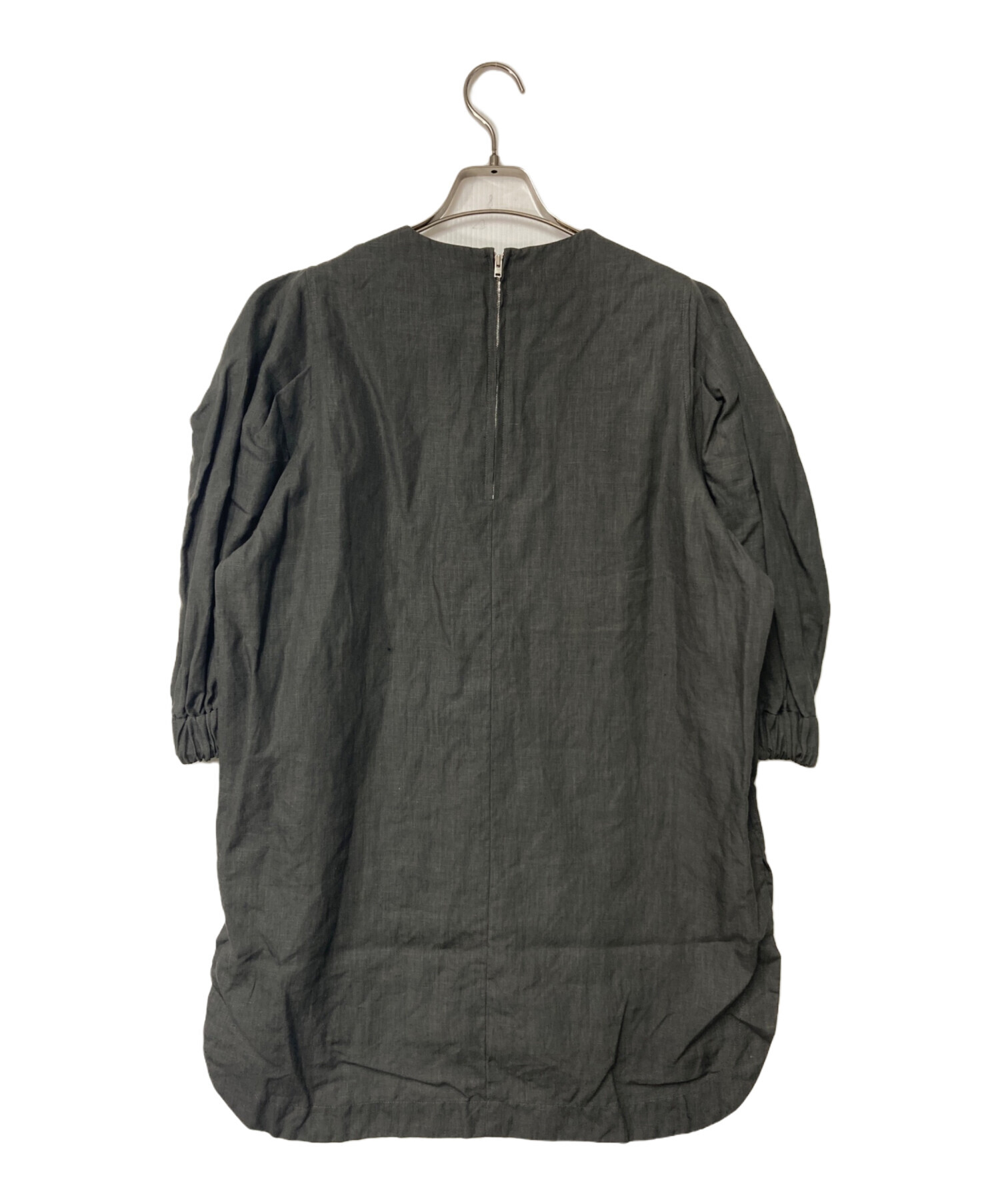 HYKE リネン 五分袖チュニック 1 早い者勝ち！HYKE リネン 五分袖