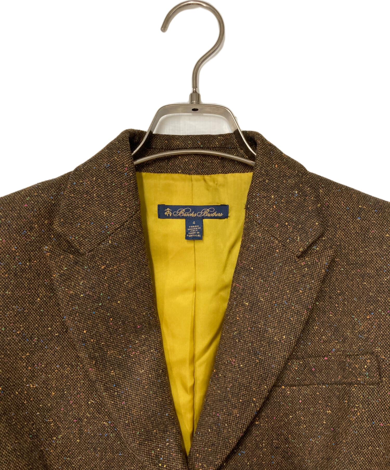 ブルックスブラザーズ スーツ セットアップ ブラウン ウール リネン L 春夏 中古・古着通販】BROOKS BROTHERS (ブルックスブラザーズ