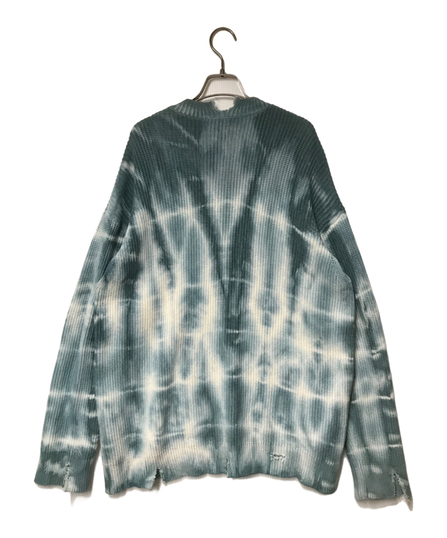 中古・古着通販】DIESEL (ディーゼル) タイダイ柄ダメージカーディガン