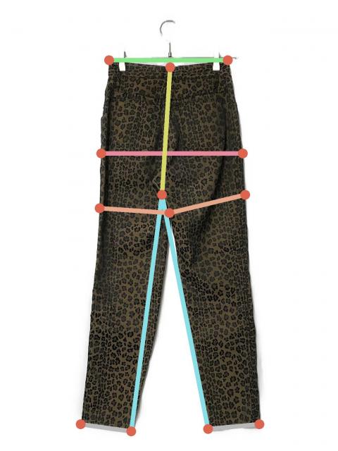 中古・古着通販】FENDI (フェンディ) レオパード柄パンツ D-HG-1234