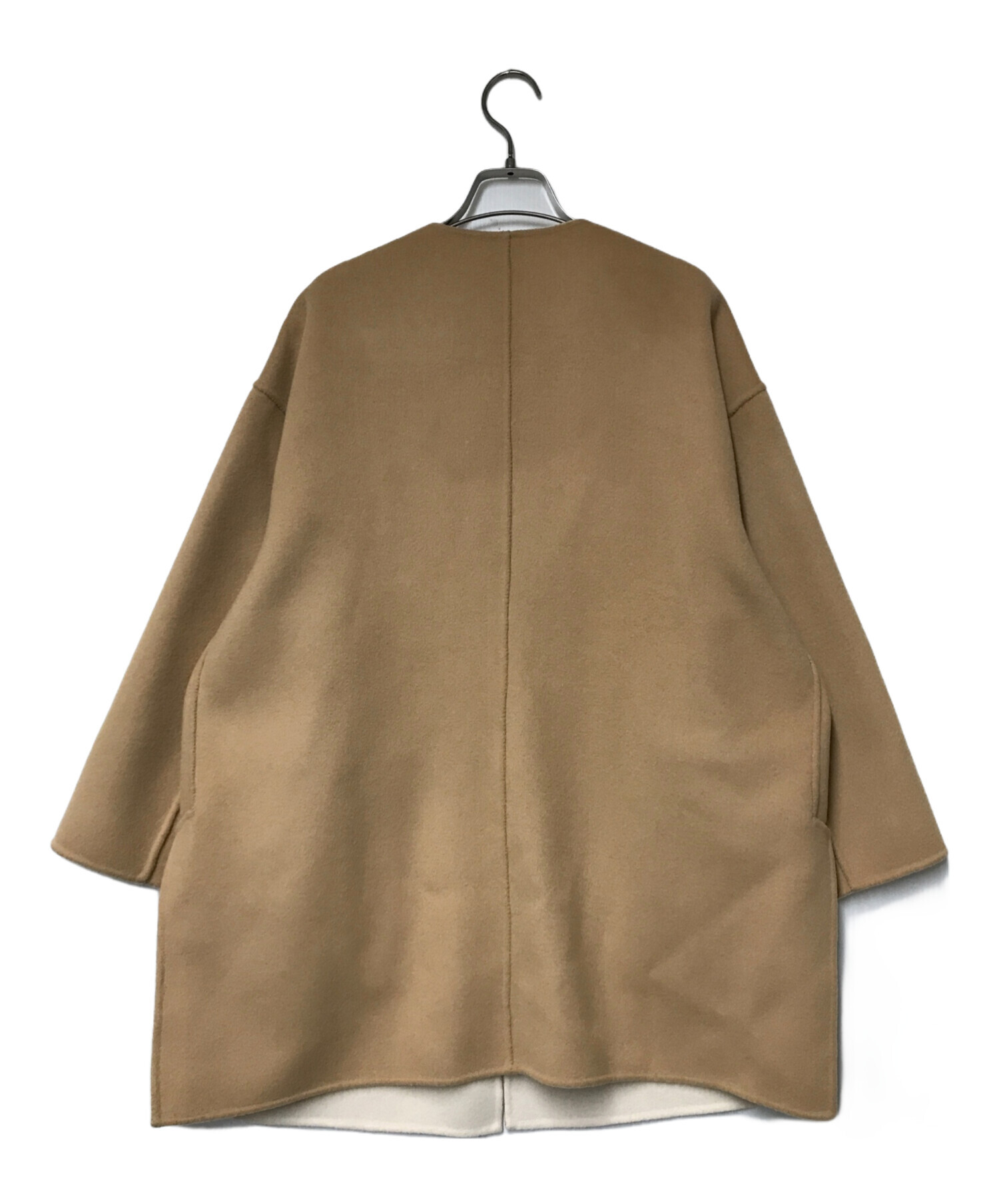 ユナイテッドアローズ バイカラー ノーカラーコート 希少