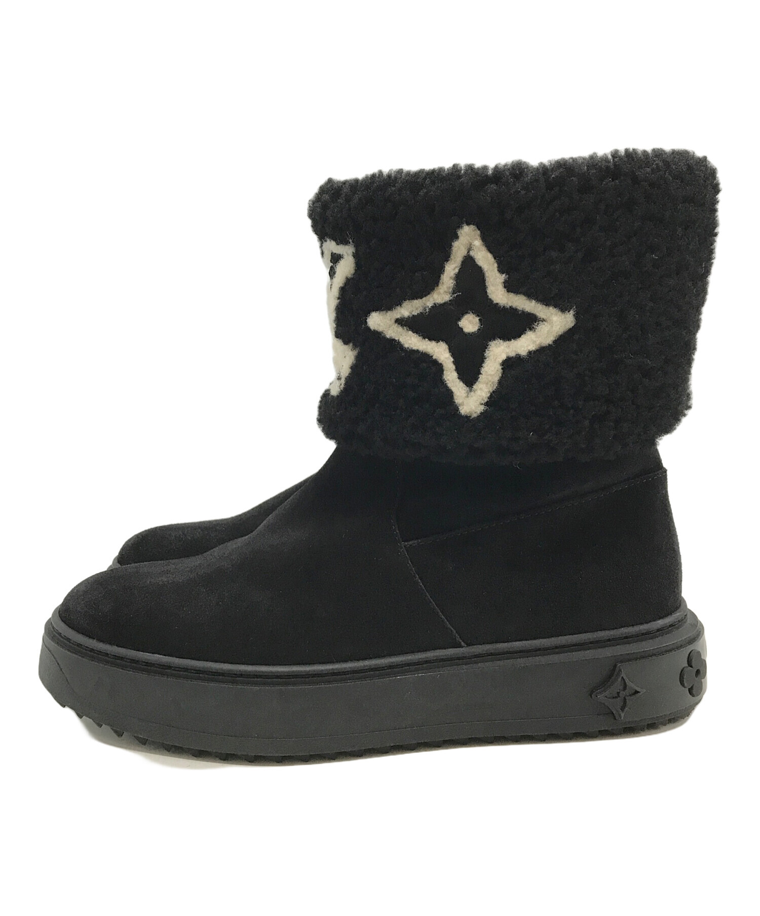 美品 LOUIS VUITTON スノードロップ ムートン ブーツ ル 楽天市場】LOUIS VUITTON ルイヴィトン ムートンブーツ スノー