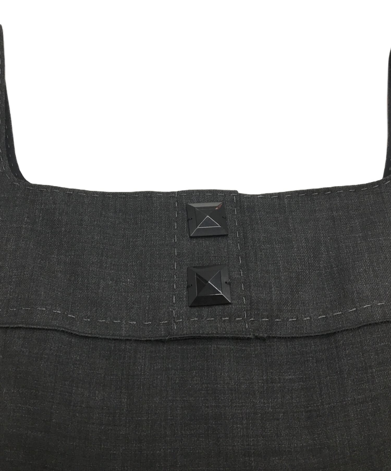 中古・古着通販】FOXEY (フォクシー) ノースリーブワンピース ブラック