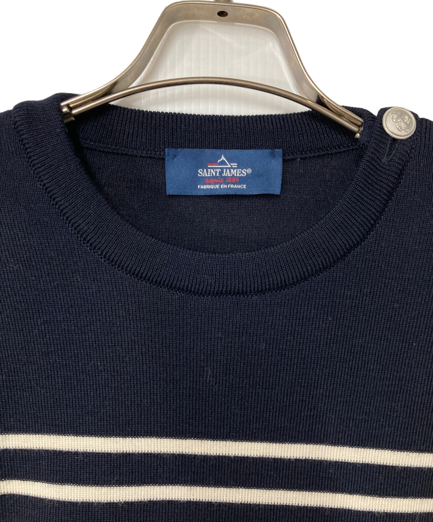 中古・古着通販】SAINT JAMES (セントジェームス) ボーダーニット 