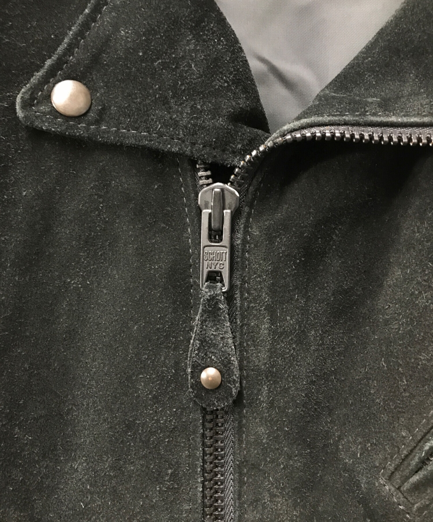 中古・古着通販】Schott (ショット) スウェードダブルレザージャケット