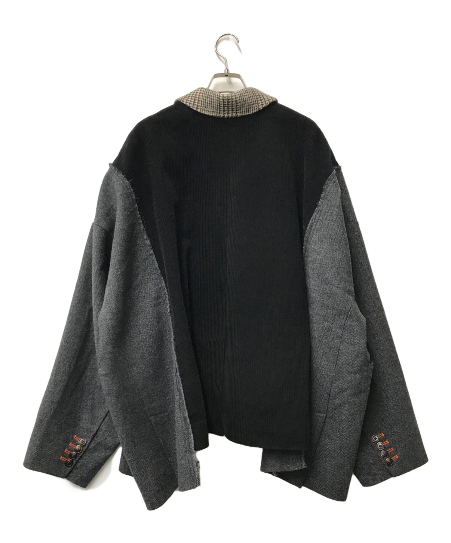 中古・古着通販】etsinta (エシンタ) ツイードリメイクジャケット 