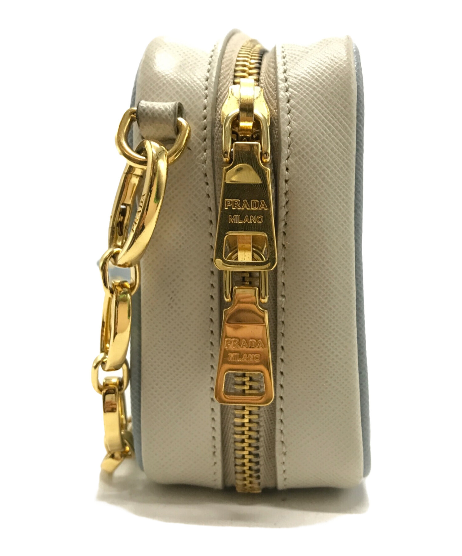 中古・古着通販】PRADA (プラダ) SAFFIANO LUX チェーンショルダー 
