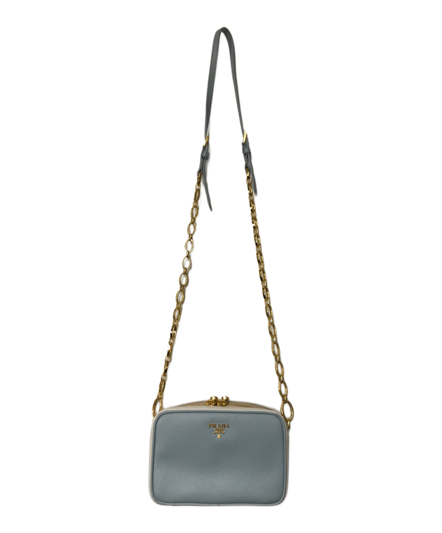 中古・古着通販】PRADA (プラダ) SAFFIANO LUX チェーンショルダー 