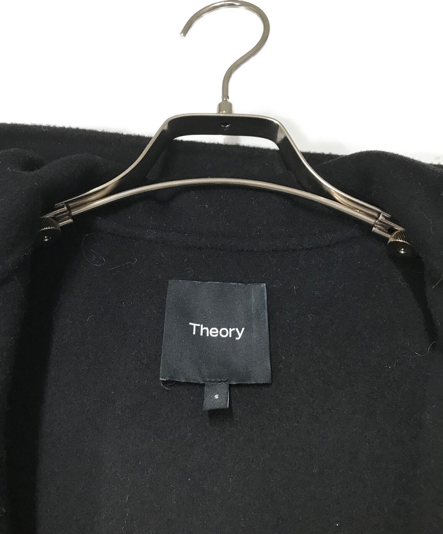 極美品　セオリーNew Divide GC Hood ジップベスト　ブラック　S 極美品 セオリーNew Divide GC Hood ジップベスト ブラック S