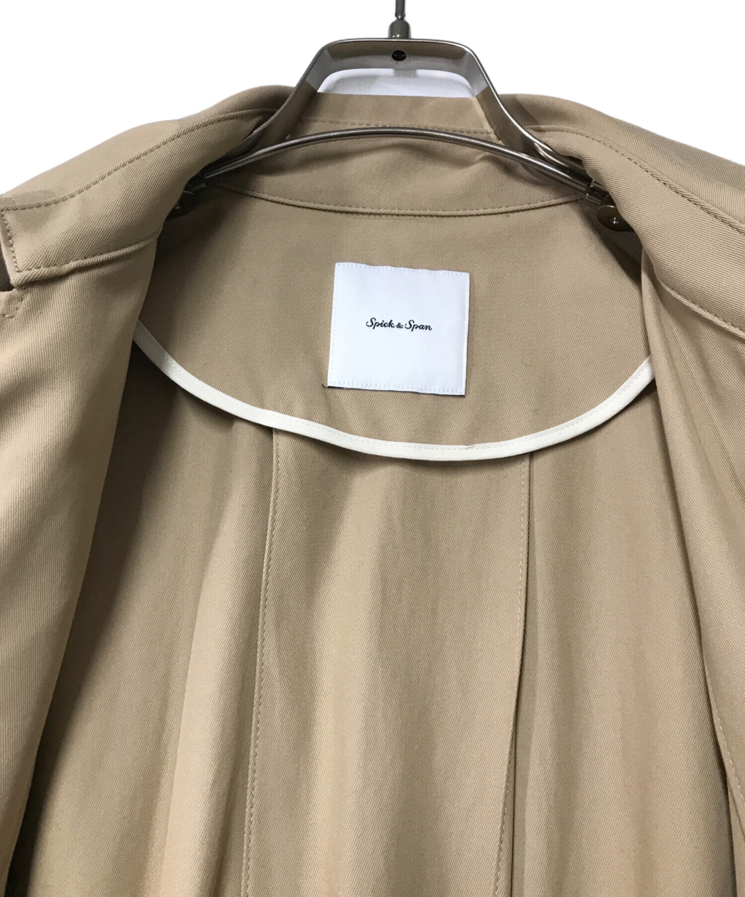 Spick&Span ツイルコットンオーバートレンチコート 36 Spick & Span（スピックアンドスパン）の「ツイルコットンオーバー