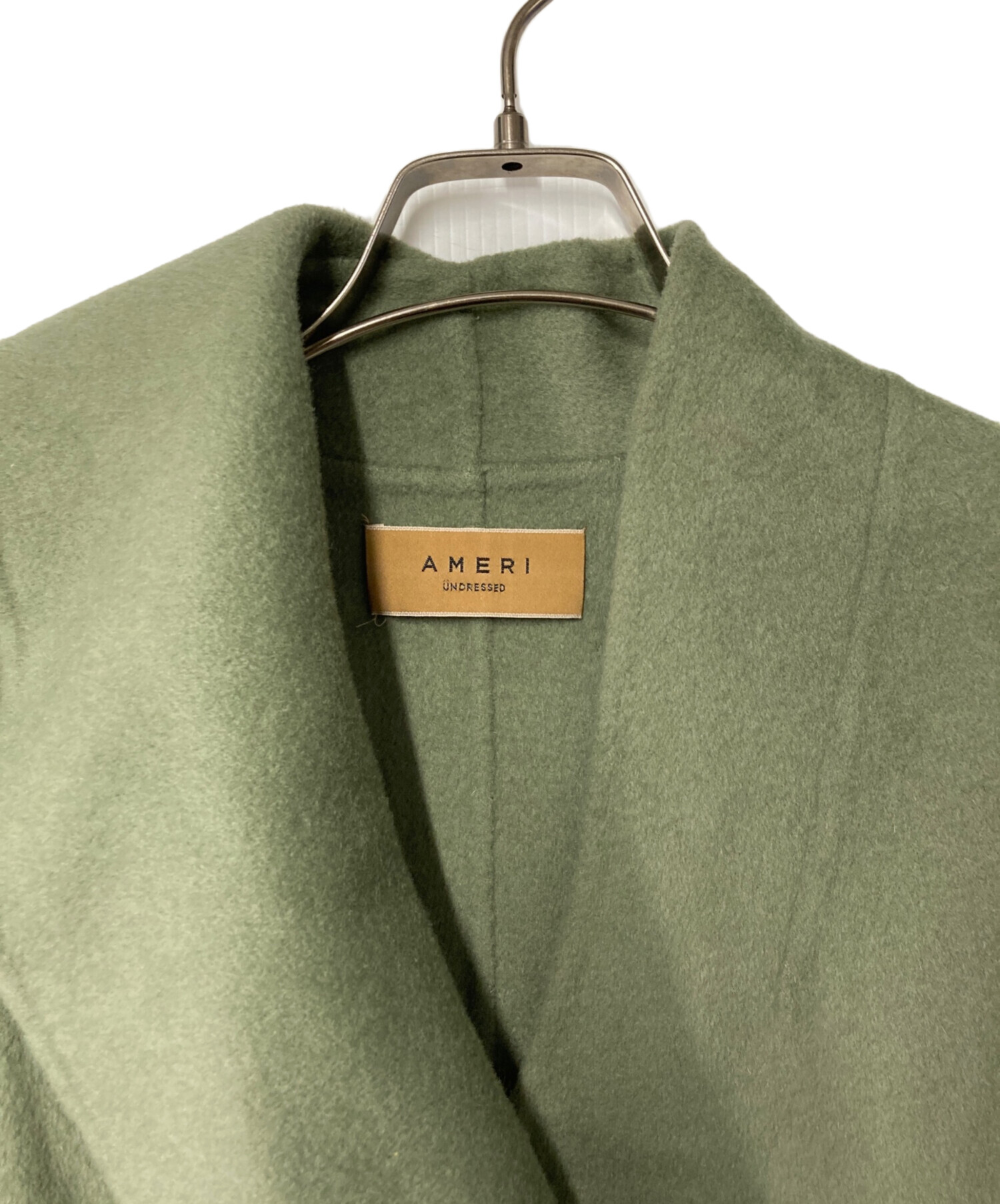 中古・古着通販】AMERI (アメリ) UNDRESSED FRILL COLLAR COAT 