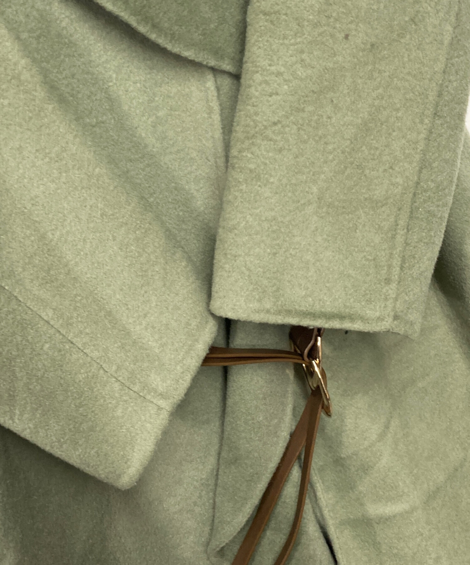 中古・古着通販】AMERI (アメリ) UNDRESSED FRILL COLLAR COAT 