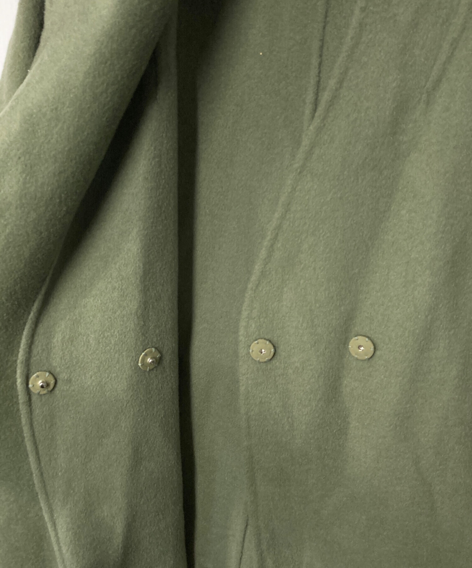 アメリヴィンテージ ｸﾞﾘｰﾝ UNDRESSED FRILL COLLAR COAT S 中古・古着 