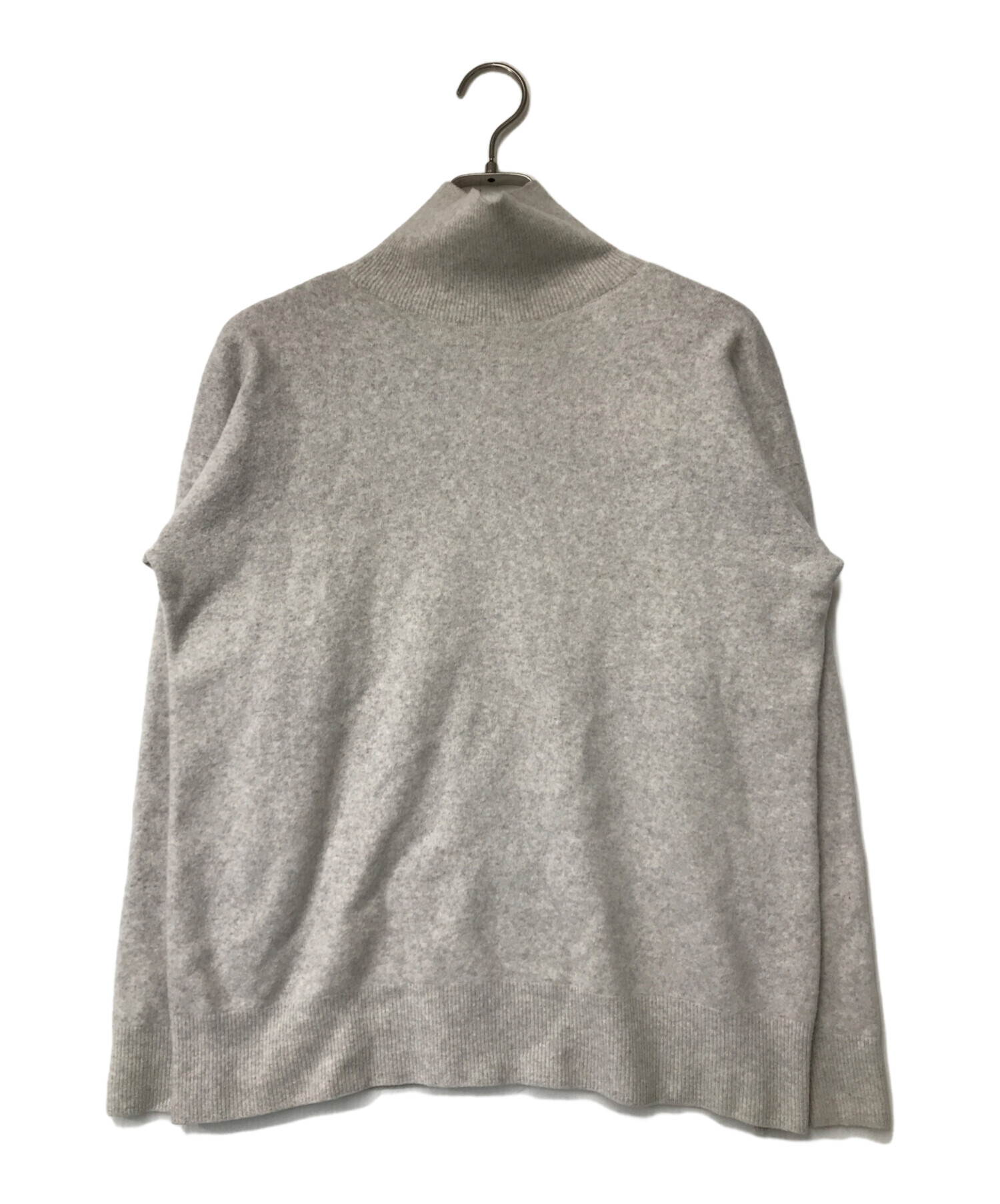 中古・古着通販】MITTAN (ミッタン) ウールハイネックニット グレー 