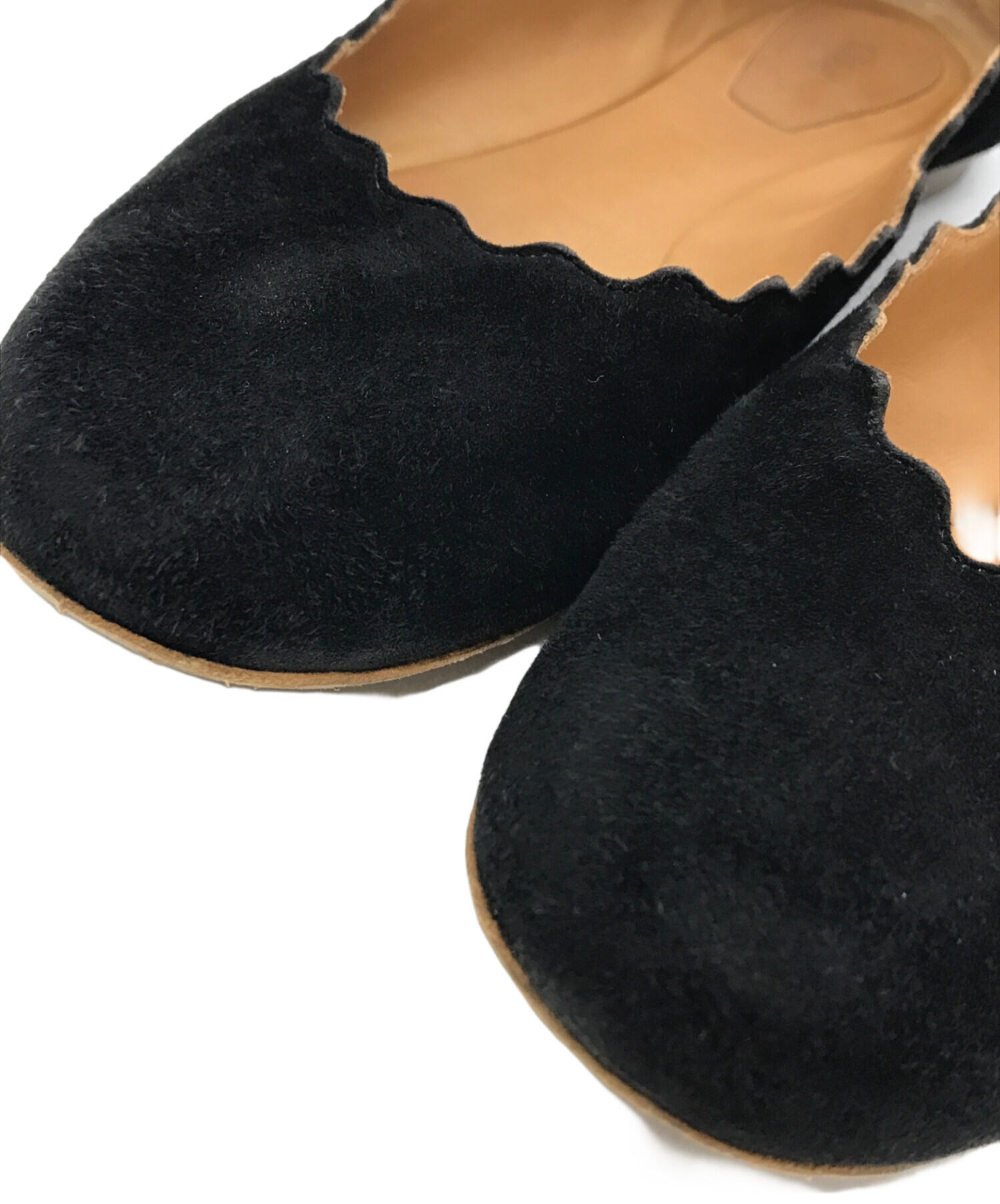 中古・古着通販】Chloe (クロエ) フラットシューズ ブラック サイズ:37 