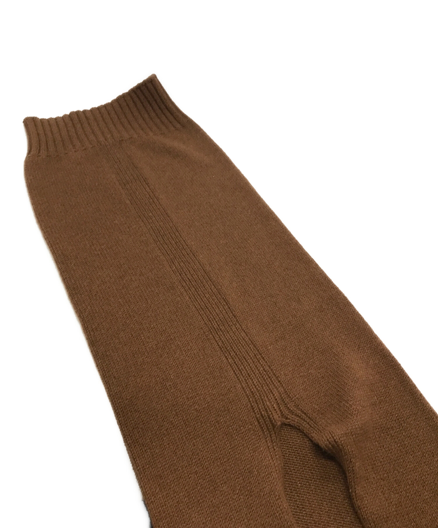 中古・古着通販】HERMES (エルメス) カシミアマフラー ブラウン