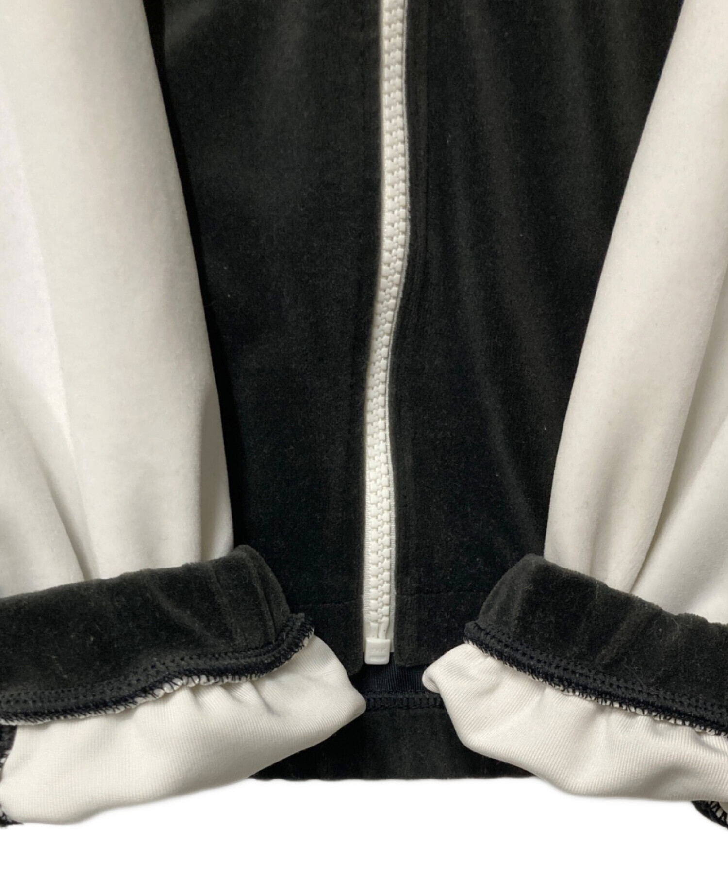 中古・古着通販】NIKE (ナイキ) ベロアトラックジャケット ホワイト