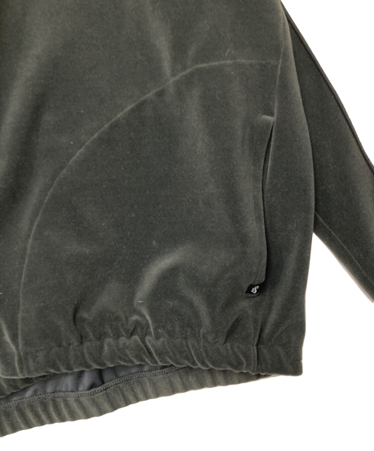 中古・古着通販】NIKE (ナイキ) ベロアトラックジャケット ホワイト