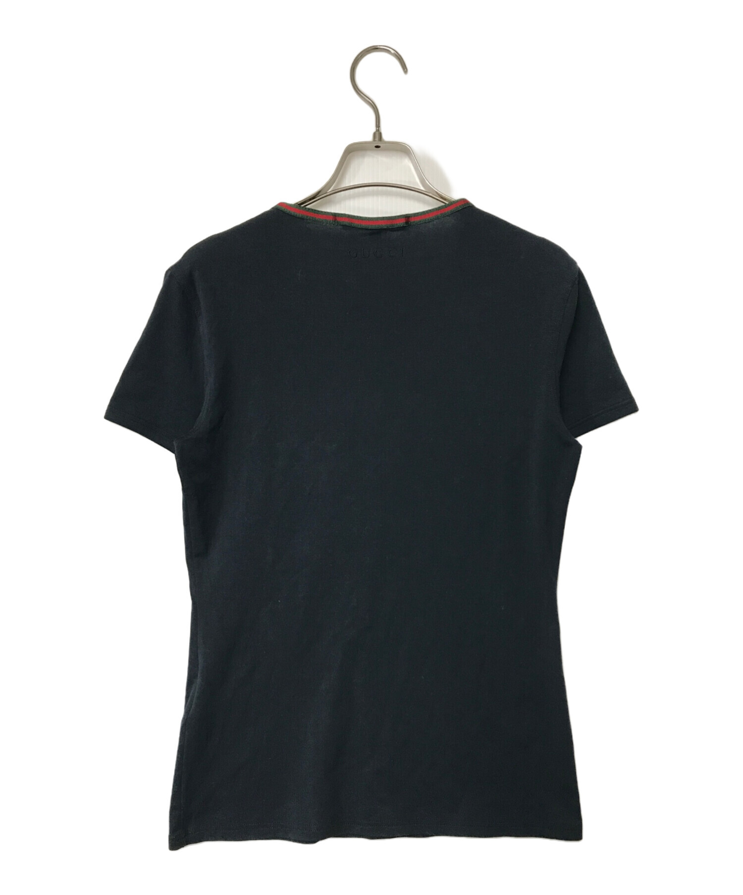 中古・古着通販】GUCCI (グッチ) シェリーライン リボン Tシャツ  
