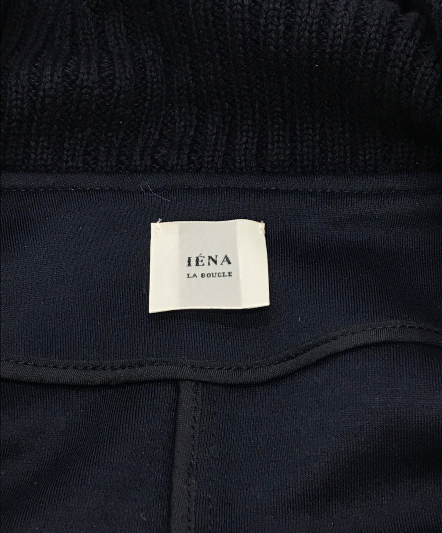 中古・古着通販】IENA LA BOUCLE (イエナ ラ ブークル) リブ襟 中古・古着通販】IENA LA BOUCLE (イエナ ラ ブークル) リブ襟