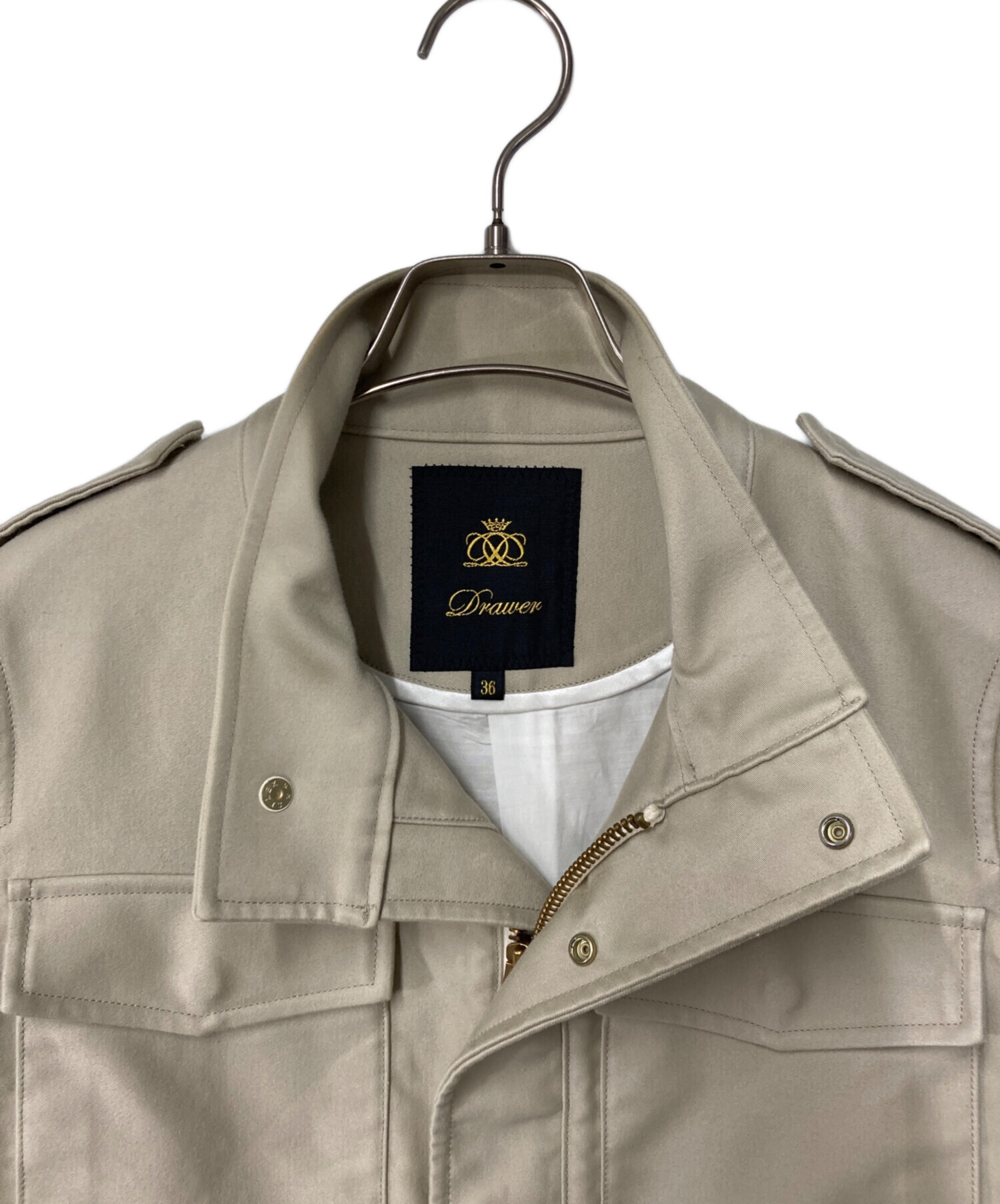 中古・古着通販】Drawer (ドゥロワー) ミリタリージャケット