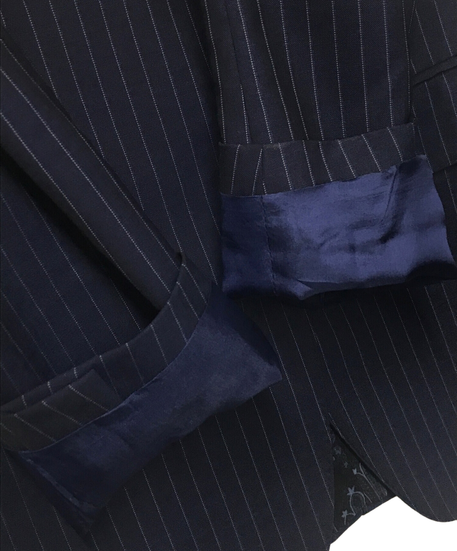 中古・古着通販】ETRO (エトロ) 裏地ペイズリーストライプウール 