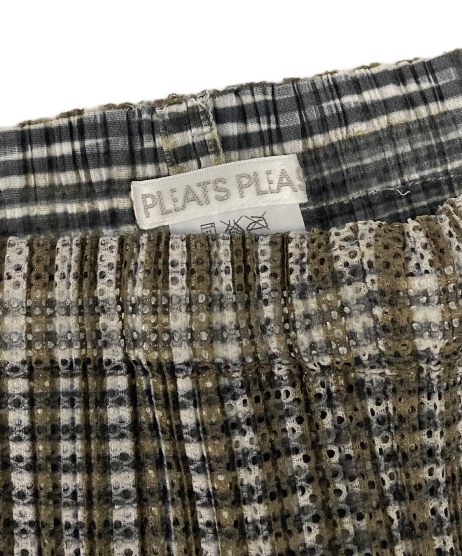 中古・古着通販】PLEATS PLEASE (プリーツプリーズ) 総柄 メッシュ