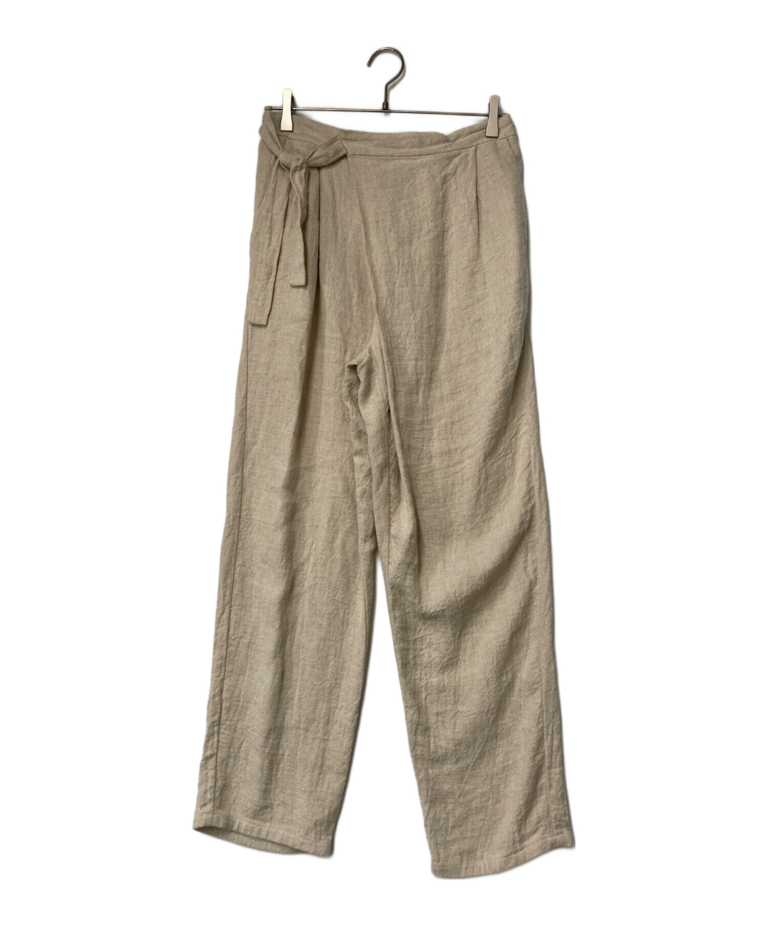 中古・古着通販】evam eva (エヴァムエヴァ) linen wool wrap