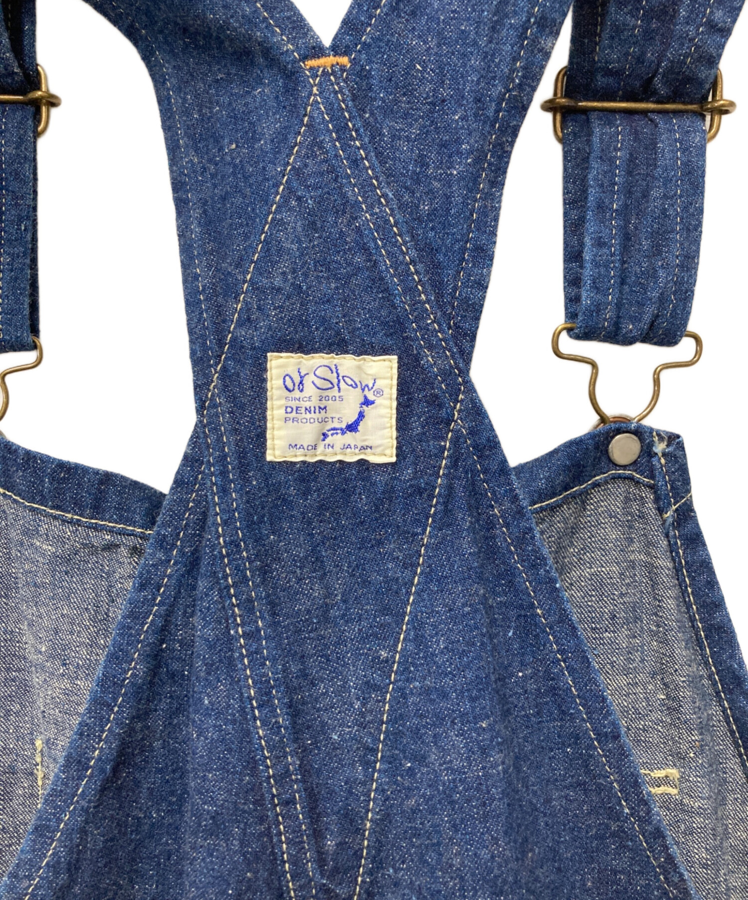 中古・古着通販】orSlow (オアスロウ) デニムオーバーオール 