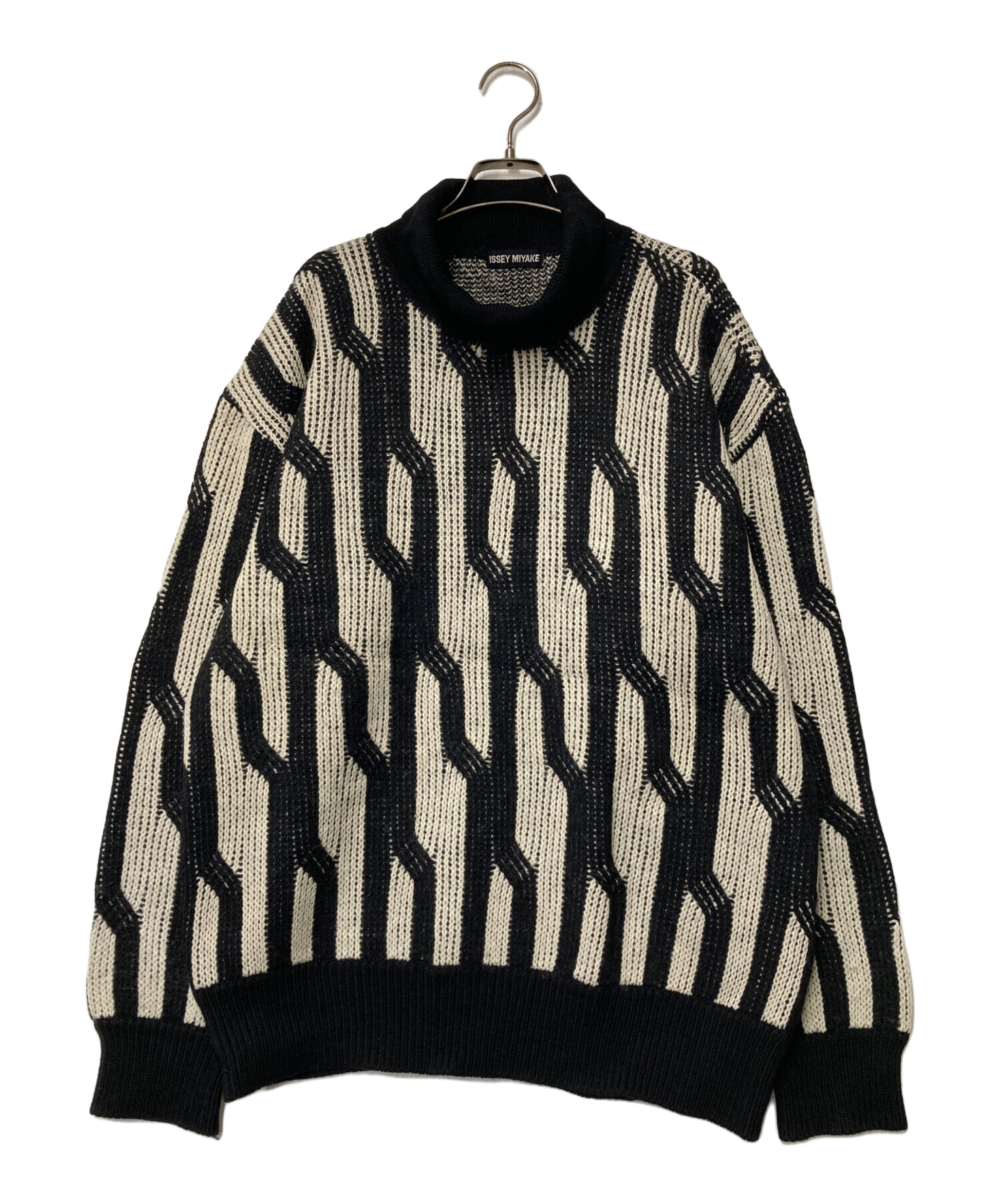 中古・古着通販】ISSEY MIYAKE (イッセイミヤケ) ハイネックニット 