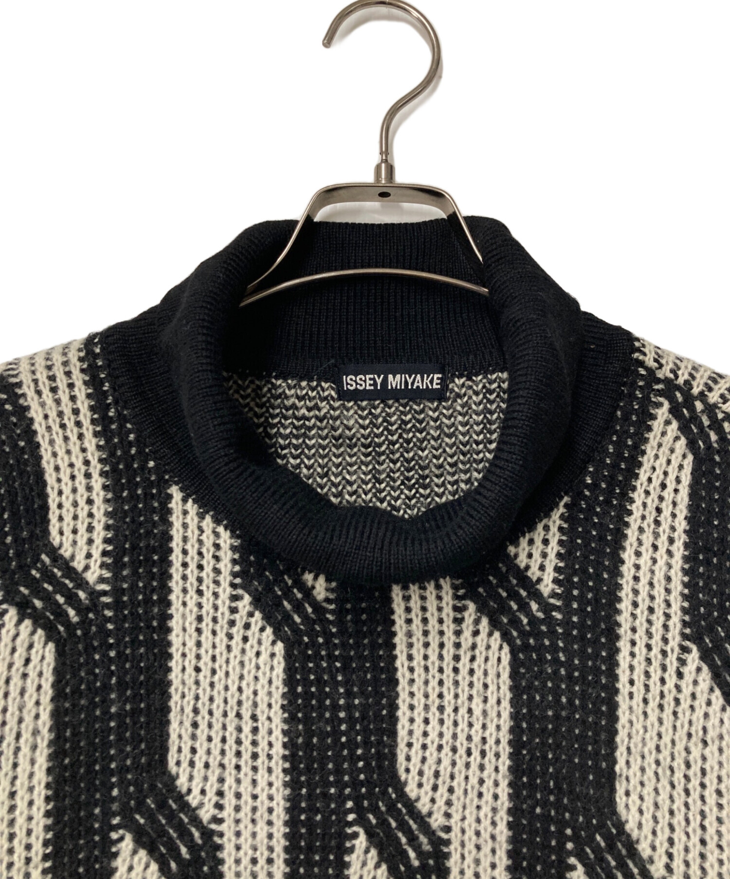 中古・古着通販】ISSEY MIYAKE (イッセイミヤケ) ハイネックニット 