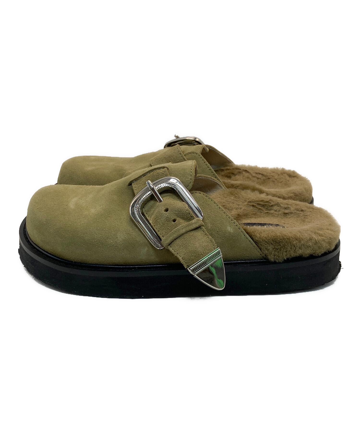 中古・古着通販】MOHI (モヒ) サボサンダル ベージュ サイズ:37