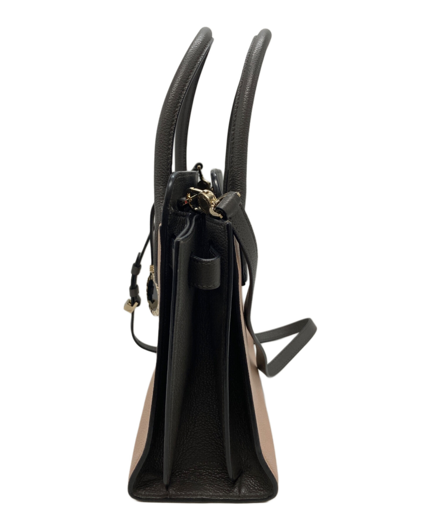 中古・古着通販】BVLGARI (ブルガリ) アルバ 2WAYバッグ グレー×ピンク