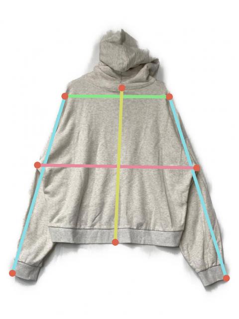 未使用・タグ付き Plage プラージュ CROPPED フーディー パーカー 中古・古着通販】Plage (プラージュ) CROPPED フーディー グレー