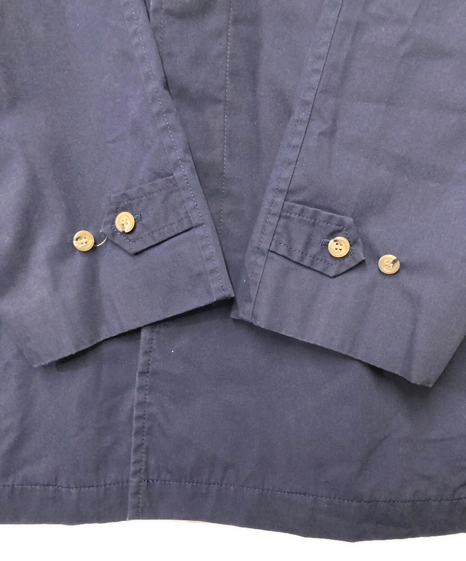 中古・古着通販】BARACUTA (バラクータ) ステンカラーコート ネイビー