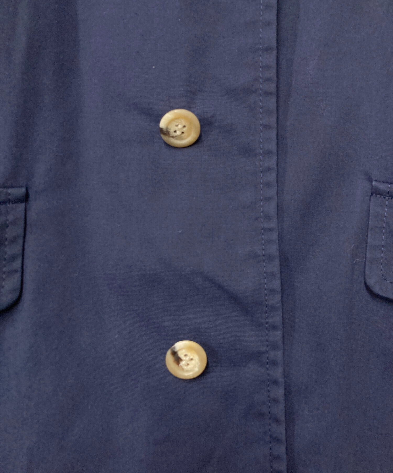 中古・古着通販】BARACUTA (バラクータ) ステンカラーコート ネイビー